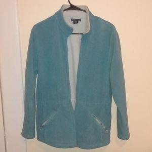 Lands' End fleece zipper jacket size Small Women's
